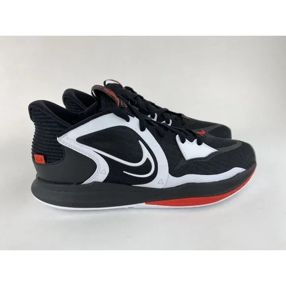 Nike Kyrie Low 5 Bred Men's Basketball Shoes Sneakers White Dominoes DJ6012 001 - Picture 7 of 12
